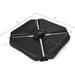 Latitude Run® Daleia Patio Free Standing Umbrella Base Plastic/Resin in Black | 3.5 H x 33 W x 33 D in | Wayfair EE0F1534AD36476A9E70B40245F1F3D3