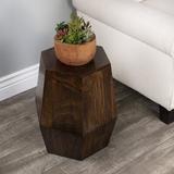 AllModern Dixon Solid Wood End Table Wood in Brown | 18.5 H x 15 W x 15 D in | Wayfair 0E1987C90AC545D89AC5271DF9B9E514