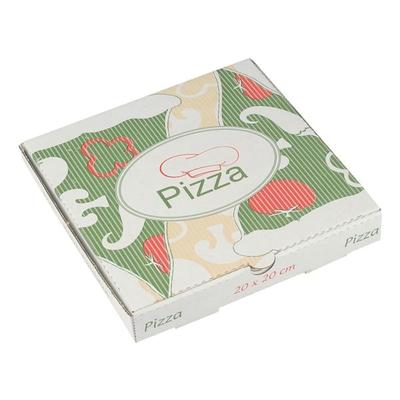 Papstar Pizzakartons »pure« 20 x 20 x 5 cm, 100 Stück weiß, 20x3x20 cm