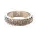 Wicker Basket,'Basketweave Sterling Silver Spinner Ring'