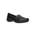 Women's Cinnamon Slip On by Easy Street in Black Croco (Size 7 1/2 M)