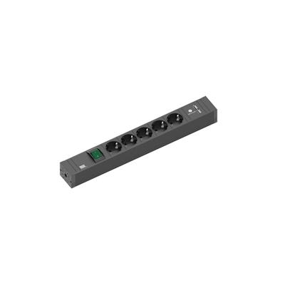 BACHMANN CONNECT LINE 5xSchutzkontakt, Schalter USB A&A 15W