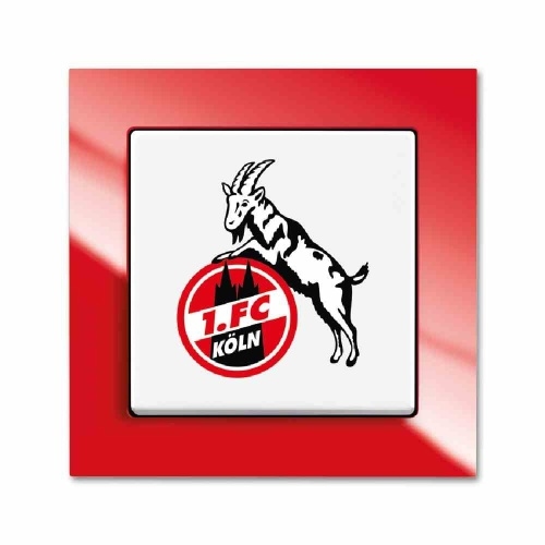 Busch-Jaeger Fanschalter 1. FC Köln, Aus- und Wechselschaltung Image