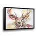 Millwood Pines Stag 33 - Painting Print on Canvas in Brown/Green/White | 14 H x 18 W x 2 D in | Wayfair C8853D6AAF154C078BF721BB9A4C606F