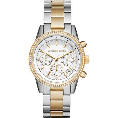 Michael Kors - Chronograph Edelstahl Damenuhren 1 ct Damen