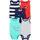 Carter's Baby Boys 5-Pack Original Short Sleeve Bodysuits