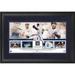 Derek Jeter New York Yankees Framed 10" x 18" Hall of Fame Career Pano with a Capsule Game-Used Dirt - Limited Edition 500