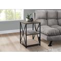 Accent Table / Side / End / Nightstand / Lamp / Living Room / Bedroom / Metal / Laminate / Brown / Black / Contemporary / Modern - Monarch Specialties I 3597