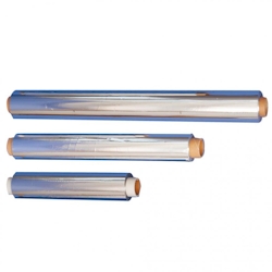 Alufolie, silber, 150 m, 45 cm, 4 Rollen, Stärke: 12 µ Image