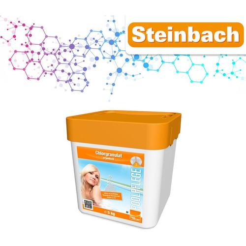 Chlorgranulat, 5 kg für Pool, pH-neutral - Steinbach