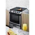 Summit Appliance 24" 2.9 Cu. Ft. Freestanding Electric Range | 36.5 H x 23.75 W x 24.25 D in | Wayfair REX2451SSRT