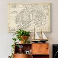 World Menagerie 'Sweden & Denmark' - Painting Print on Canvas Canvas, Solid Wood in White | 36 H x 24 W x 1 D in | Wayfair