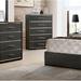 Latitude Run® Audrone 5 Drawer Chest Wood in Brown/Gray | 50 H x 34 W x 17 D in | Wayfair 18BA24492B014B07921691852CB2AB47
