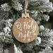 The Holiday Aisle® Holy Night Holiday Shaped Ornament Wood in Brown | 4.53 H x 4.02 W x 0.51 D in | Wayfair 3E224CE638994AFAA7A0DC2A0E069979