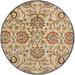 Blue/Brown 96 x 0.39 in Area Rug - Birch Lane™ Arden Floral Handmade Tufted Wool Ivory/Denim/Red Area Rug Wool | 96 W x 0.39 D in | Wayfair