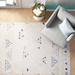 White 63 x 1.81 in Area Rug - Union Rustic Becton Geometric Wool Ivory Rug Polyester/Polypropylene/Wool | 63 W x 1.81 D in | Wayfair