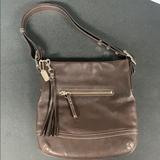 Coach Bags | Coach Brown Leather Slim Crossbody Shoulder Bag | Color: Brown | Size: Os