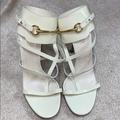 Gucci Shoes | Gucci Heels | Color: Cream | Size: 8.5