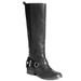Coach Shoes | Coach Natalie Leather Riding Boots Size 6.5 | Color: Black | Size: 6.5