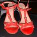 J. Crew Shoes | Jcrew T-Strap Sandal | Color: Red | Size: 7