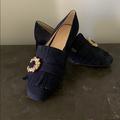 Nine West Shoes | Blue Suede Shoes!! | Color: Blue | Size: 7.5