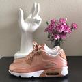 Nike Shoes | Nike Air Max 90 Rose Gold Rare Shoes Women’s | Color: White | Size: 8.5