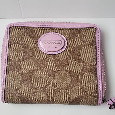 Coach Bags | Coach Wristlet Wallet | Color: Tan | Size: 4 Inches Long, 4.75 Inches Wide And .5 Inch Thick