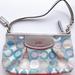 Coach Bags | Coach Blue And Silver Wristlet | Color: Blue/Silver | Size: Os