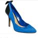 Jessica Simpson Shoes | Jessica Simpson Black And Blue Bow Heels | Color: Black/Blue | Size: 7