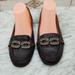 Coach Shoes | Coach Ella Brown Leather Loafers Sz 9 | Color: Black | Size: 9