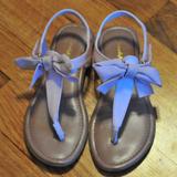 American Eagle Outfitters Shoes | Girls American Eagle Bow Sandals Sz 12 | Color: Pink | Size: 12g