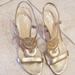 Kate Spade Shoes | Kate Spade Gold Shoes | Color: Gold | Size: 8