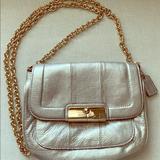 Coach Bags | Coach Crossbody Bag | Color: Silver | Size: 8x6.5