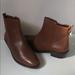 Coach Shoes | Coach Semi Matte Calf Dark Saddle Boots 7m | Color: Brown | Size: 7