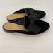 Kate Spade Shoes | Kate Spade Black Bow Mules Flats Womens 6.5 | Color: Black | Size: 6.5