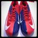 Nike Shoes | Like New Nike Vapor Pro Cleats. Size: 13.5 | Color: Blue/Red | Size: 13.5