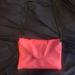 J. Crew Bags | J. Crew: Coral-Colored Leather Envelope Clutch | Color: Orange/Pink | Size: Os
