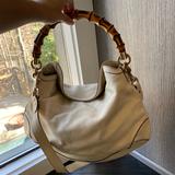 Gucci Bags | Gucci Peggy Bamboo Handle Hobo - Authentic | Color: Cream | Size: Handle Drop 5”, H 12” W 14” D 3”, Strap Drop 15”