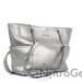 Michael Kors Bags | Calvin Klein Pebbled Leather Chain Tote Brand New | Color: Silver | Size: Os