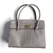 Kate Spade Bags | Kate Spade Grey Croc Embossed Leather Bag | Color: Gray | Size: Os