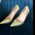 Kate Spade Shoes | Kate Spade Gold Sparkle High Heel Pumps Size 9 | Color: Gold/Tan | Size: 9