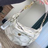 Coach Bags | Coach Handbag / Shoulder Bag | Color: Silver/White | Size: Os