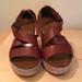 J. Crew Shoes | J. Crew Leather Wedges - Brown | Color: Brown | Size: 9