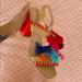 Kate Spade Shoes | Kate Spade Pom Pom Heels | Color: Cream/Red | Size: 9