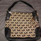 Michael Kors Bags | Michael Kors Bag And Dust Bag | Color: Black/Cream | Size: Lg