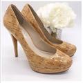 Michael Kors Shoes | Micheal Kors Heels | Color: Cream/Tan | Size: 8.5