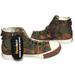 Converse Shoes | Converse Green & Orange Camo Cordura High Top B7 | Color: Green/Orange | Size: 9