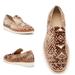 Free People Shoes | Free People Snake Eyes Loafer | Color: Brown/Tan | Size: 7.5