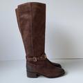 Michael Kors Shoes | Michael Kors Heather Suede Riding Boots 5.5m | Color: Brown | Size: 5.5