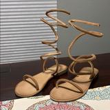 Free People Shoes | Free People Dress Sandals | Color: Tan | Size: 8